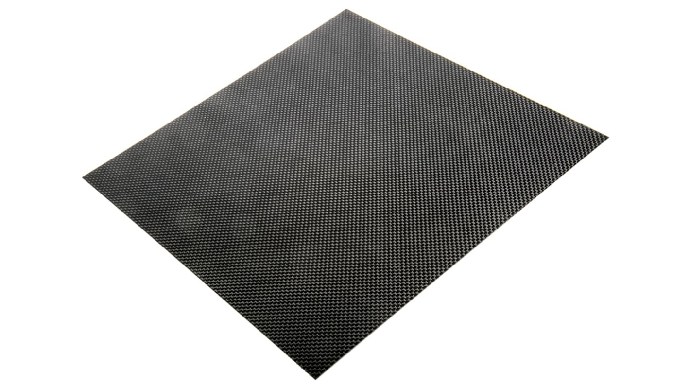 RS PRO Carbon-Faserplatte, 1mm x 300mm x 300mm