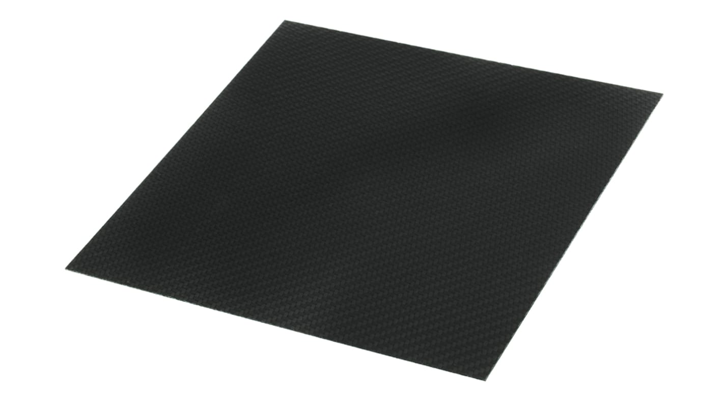 RS PRO Carbon-Faserplatte, 1.3mm x 300mm x 300mm