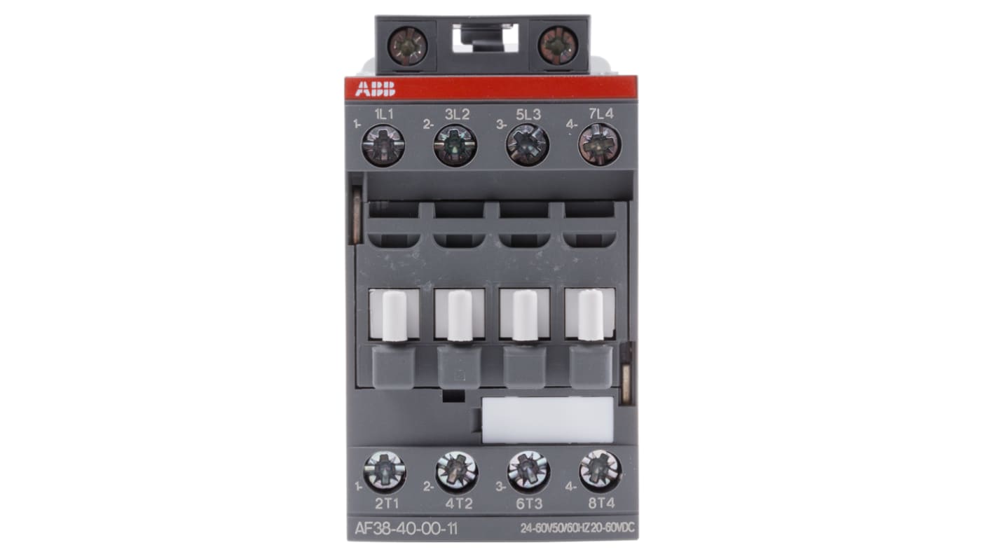 Stycznik 24 V AC/DC ABB styki: 4 18,5 kW 55 A 4NO Śruba 1SBL297201R1100 AF38-40-00-11