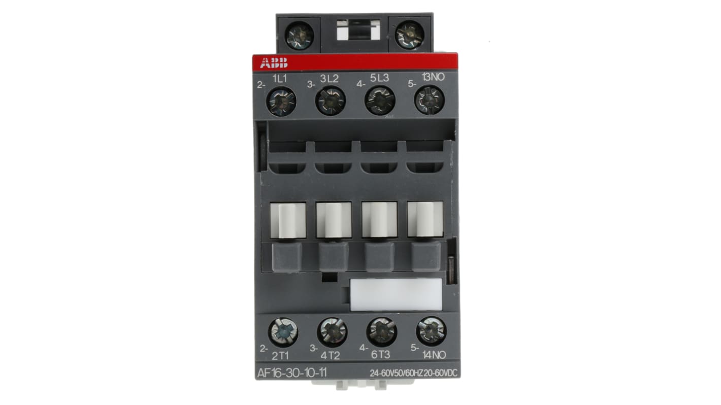 ABB 接触器, 7.5 kW, 线圈24 V 交流/直流, 触点30 A, 690 V 交流, 3P, 3 常开, AF系列