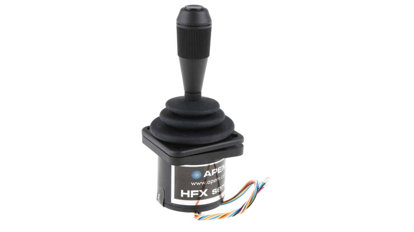 CH Products 2-Axis Hall Effect Joystick Lever, Hall Effect, IP65, IP68 5V dc
