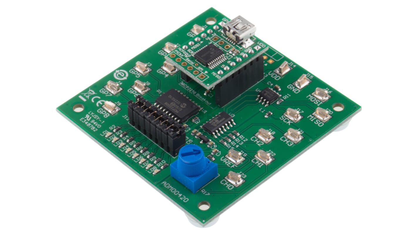 Microchip MCP2210 Evaluation Board ADM00421