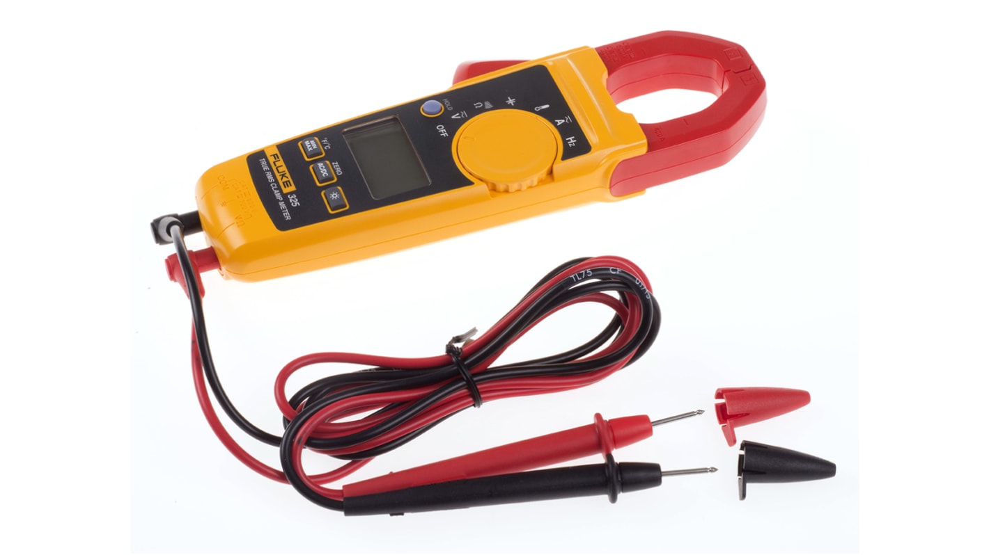 Fluke 325 Clamp Meter, 400A dc, Max Current 400A ac CAT III 600V