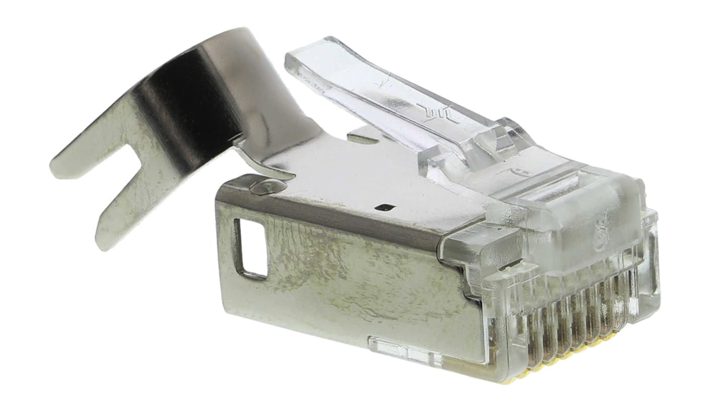 Telegartner MP8 Series Male RJ45 Connector, Cable Mount, Cat6a, STP Shield