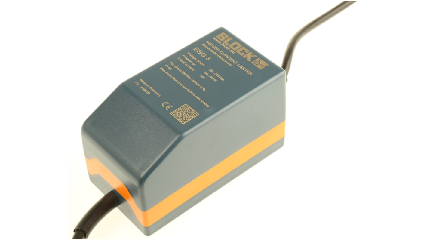 Block Anlaufstrombegrenzer, 207V ac / 16A 1, Stand-Alone 60Hz +40°C