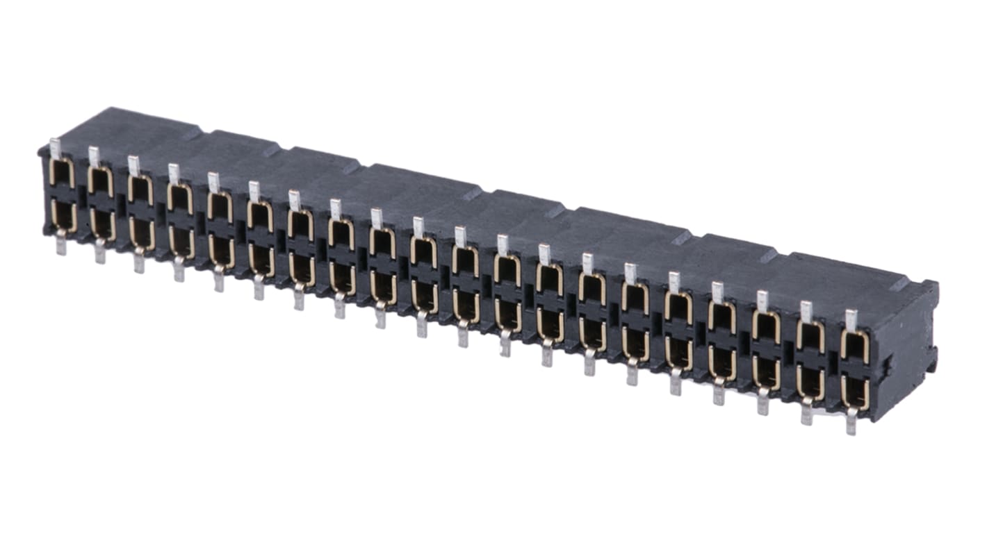 Presa PCB Samtec, 40 vie, 2 file, passo 2.54mm, Montaggio superficiale