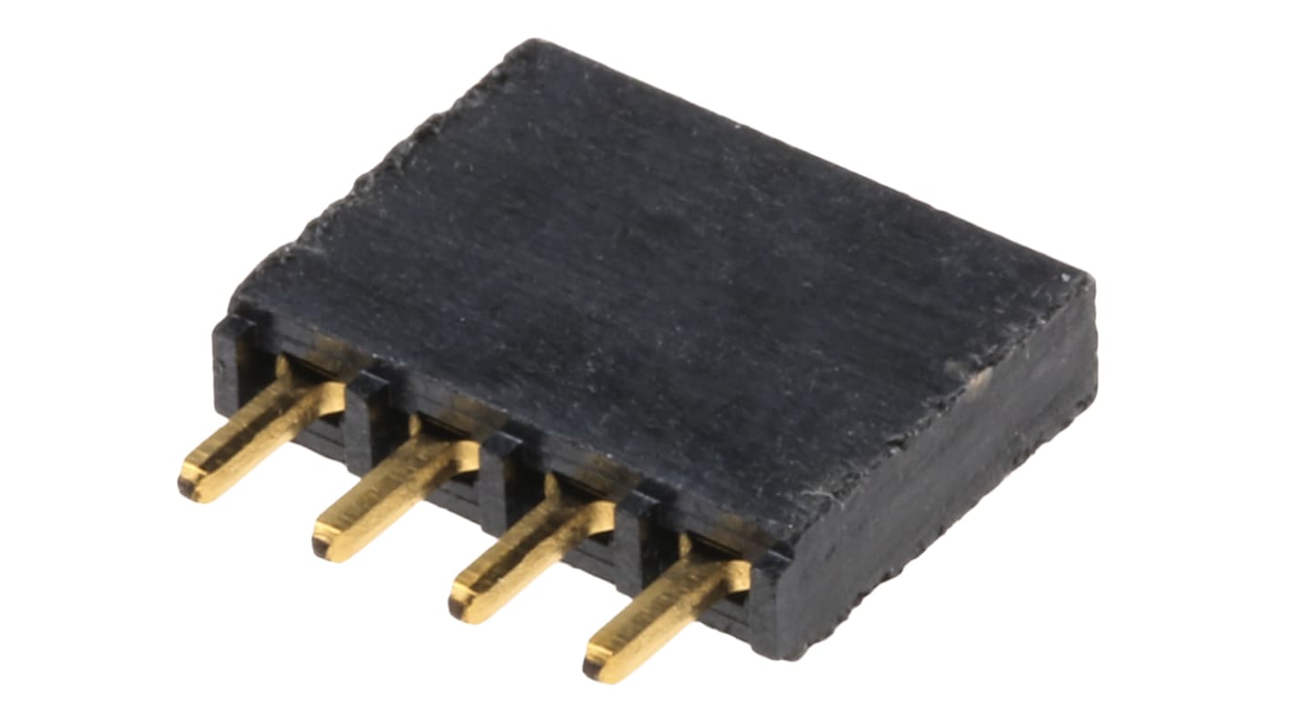 Gniazdo PCB 4 -pinowe raster: 2.54mm typu płytka – płytka Proste Przewlekany