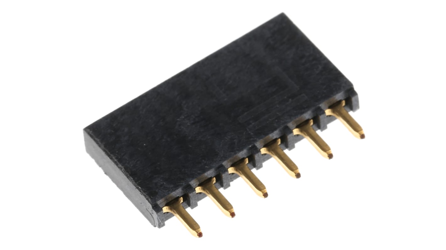 Gniazdo PCB 6 -pinowe raster: 2.54mm typu płytka – płytka Proste Przewlekany