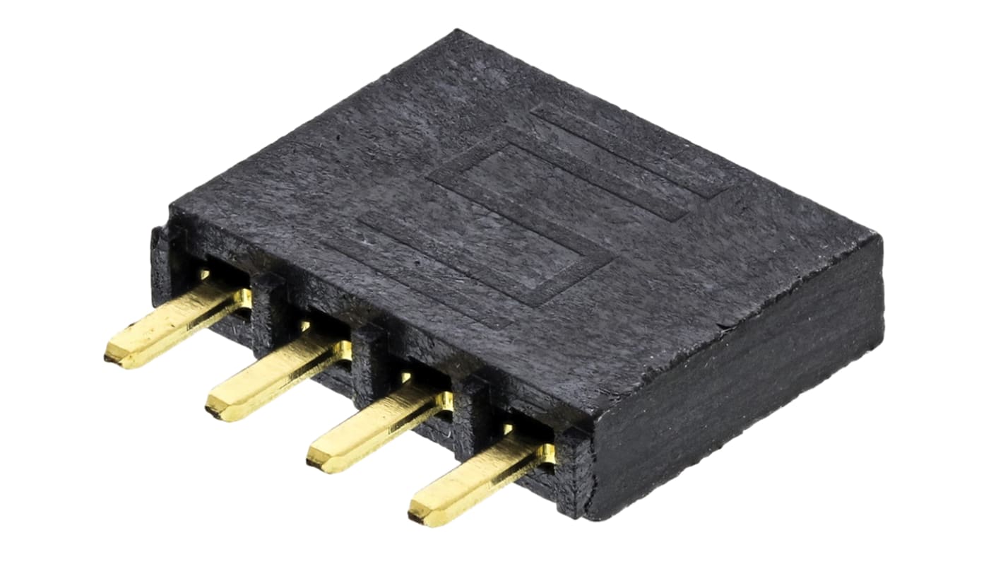 Gniazdo PCB 4 -pinowe raster: 2.54mm typu płytka – płytka Proste Przewlekany