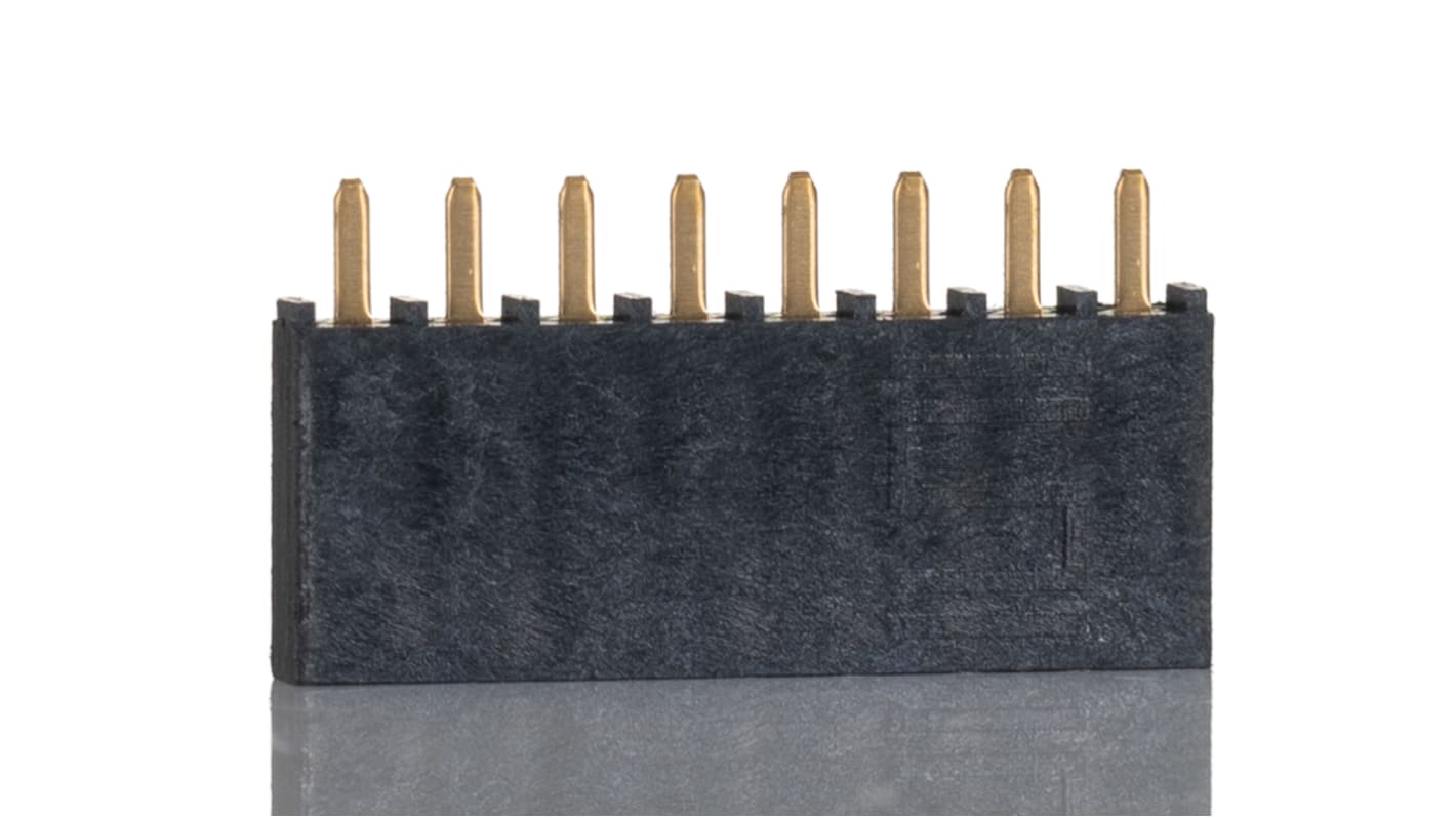 Gniazdo PCB 8 -pinowe raster: 2.54mm typu płytka – płytka Proste Przewlekany