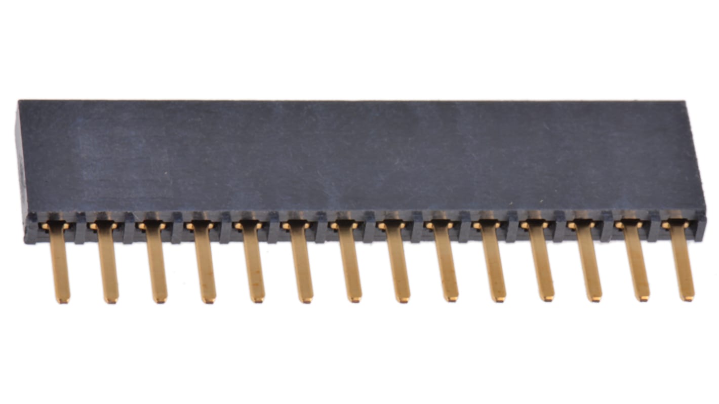 Gniazdo PCB 14 -pinowe raster: 2.54mm typu płytka – płytka Proste Przewlekany