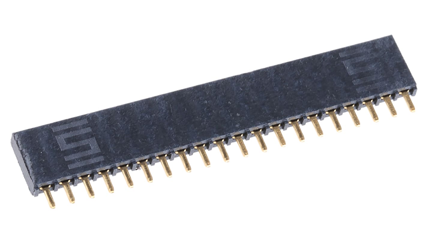Gniazdo PCB 20 -pinowe raster: 2.54mm typu płytka – płytka Proste Przewlekany