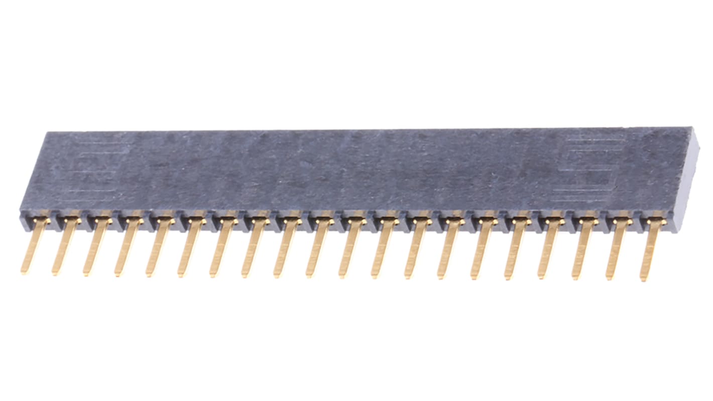 Gniazdo PCB 20 -pinowe raster: 2.54mm typu płytka – płytka Proste Przewlekany