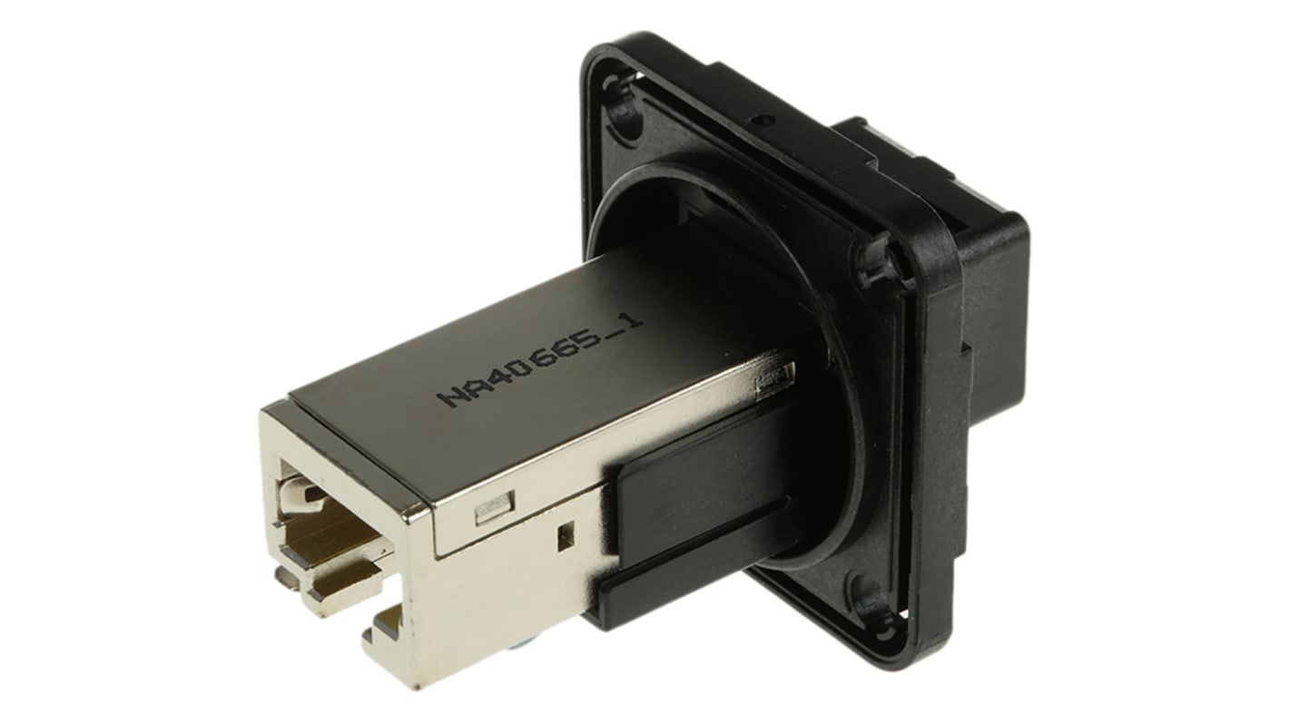 Adattatore Harting, Presa RJ45/presa RJ45, Cat6