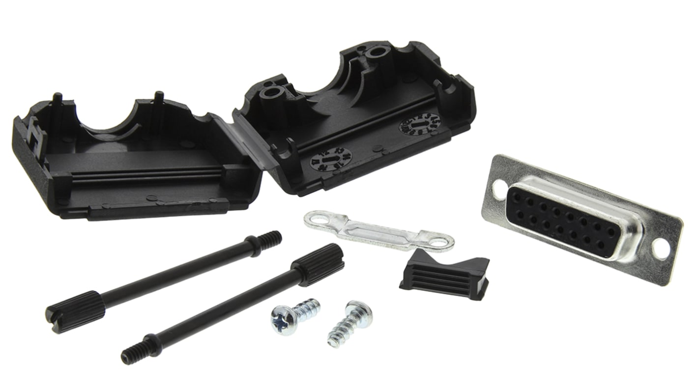 Connettore D-Sub MH Connectors, 15 vie, terminazione a saldare