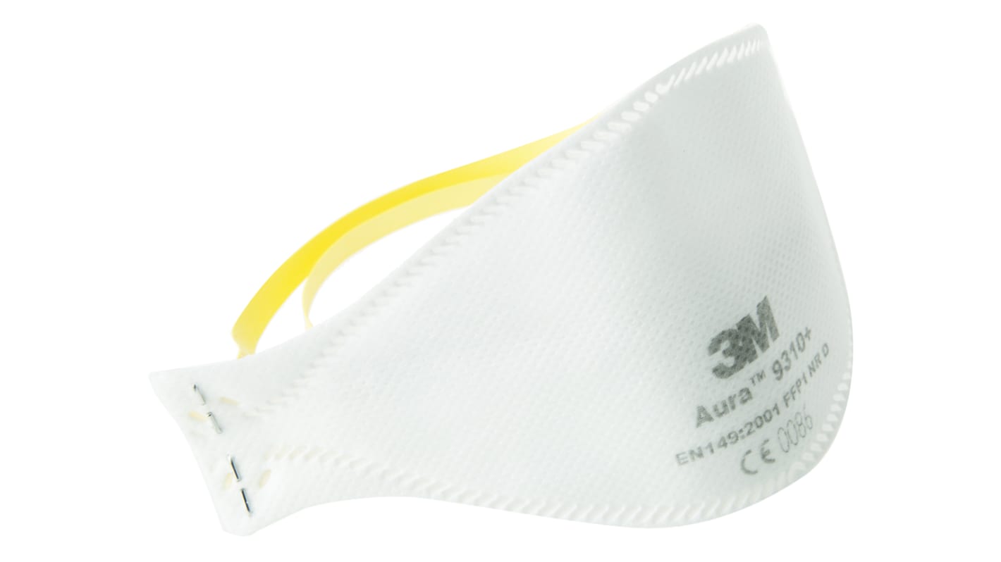 Mascarilla desechable FFP1 9310+, serie Aura+, sin válvula