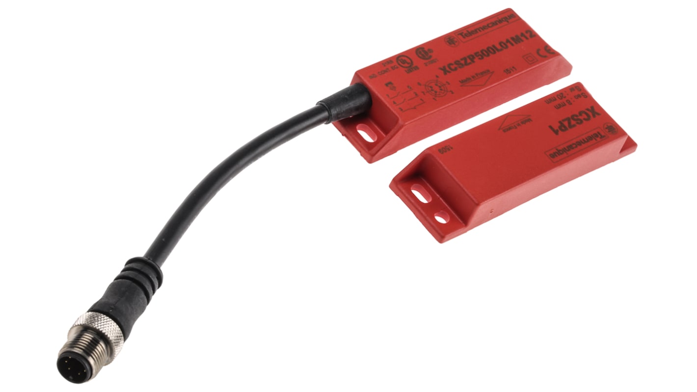 Interruptor sin contacto Codificado Telemecanique Sensors Preventa XCS-DMP, NC, contacto aux. 2NA, 24V dc, IP67