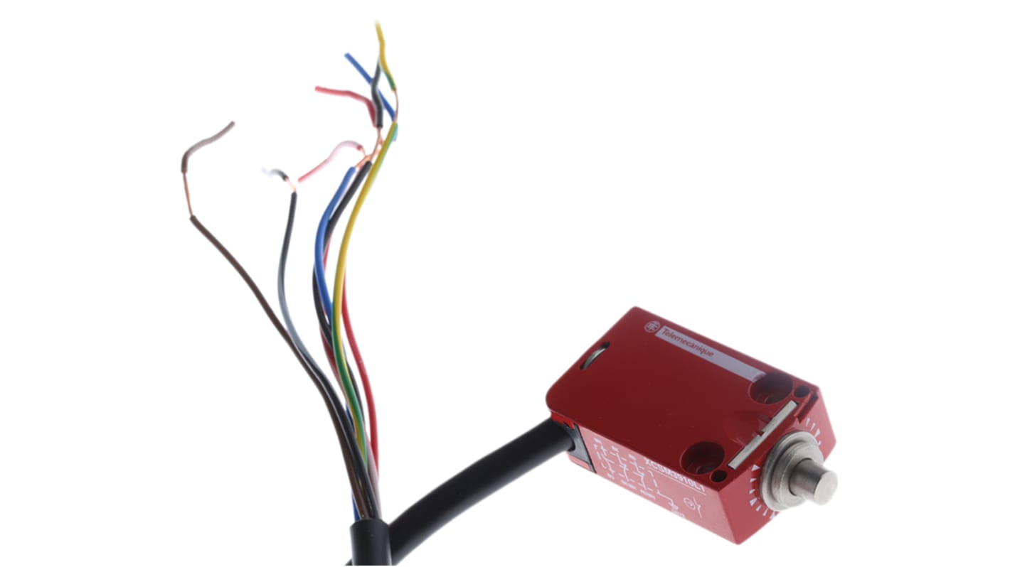 Telemecanique Sensors XCSM Series Plunger Limit Switch, 2NC/1NO, 3P, Metal Housing