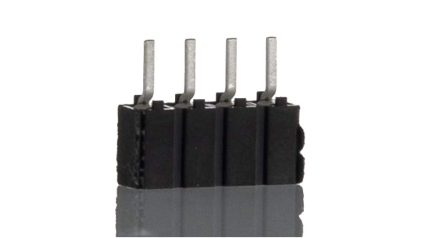 Gniazdo PCB 4 -pinowe raster: 2.54mm typu płytka – płytka Proste Przewlekany