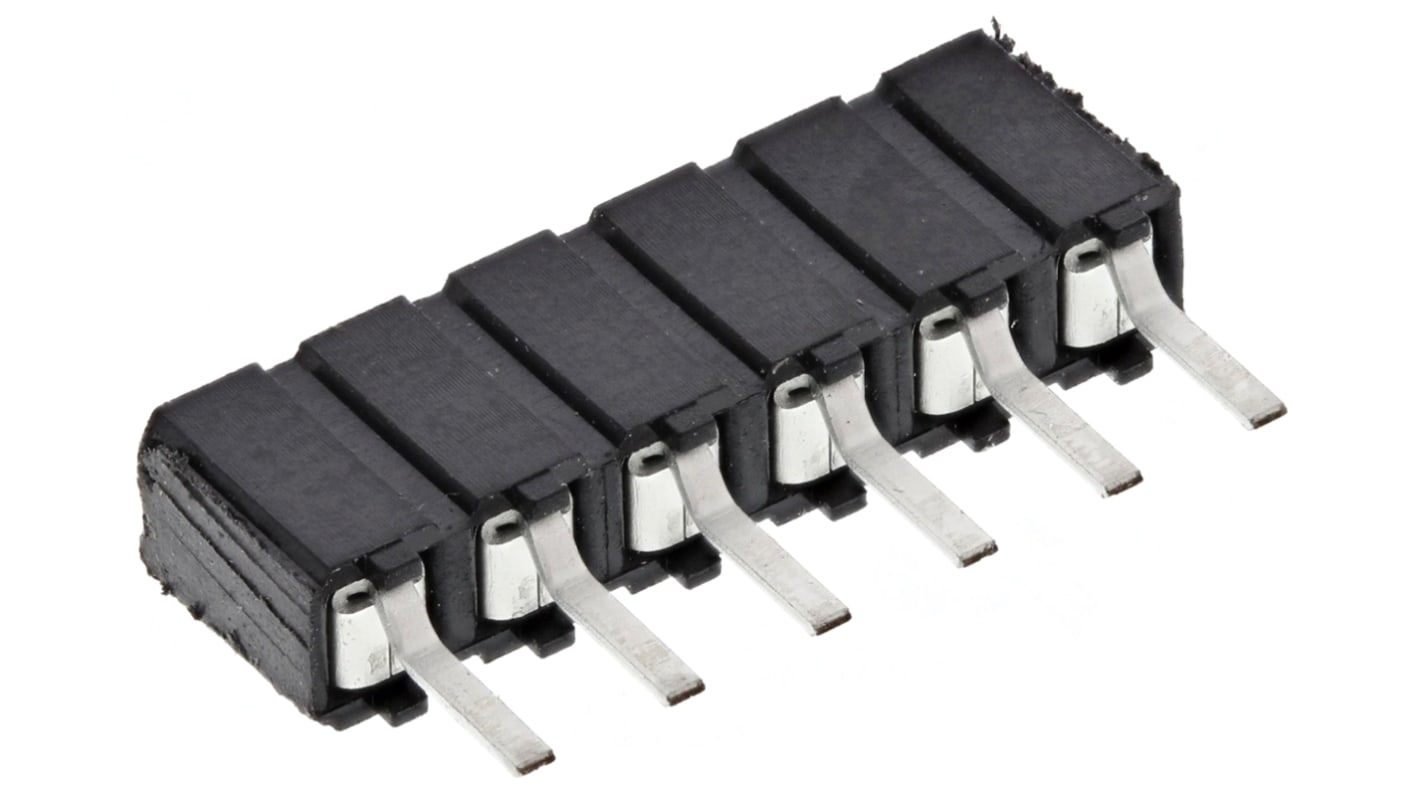 Gniazdo PCB 6 -pinowe raster: 2.54mm typu płytka – płytka Proste Przewlekany