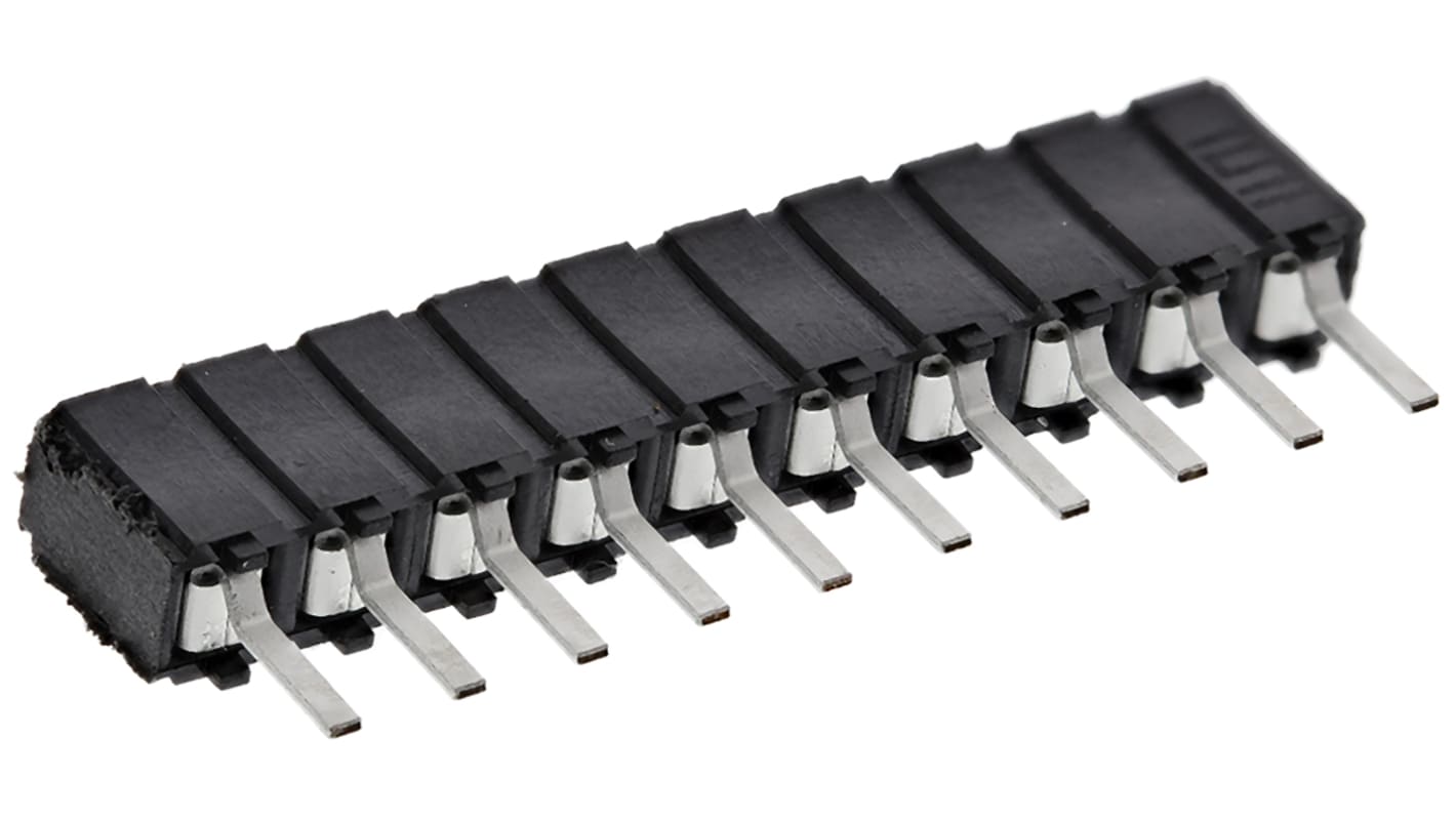Gniazdo PCB 10 -pinowe raster: 2.54mm typu płytka – płytka Proste Przewlekany