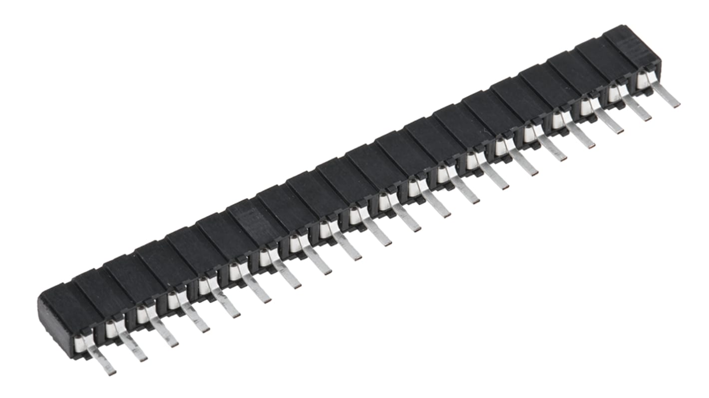 Gniazdo PCB 20 -pinowe raster: 2.54mm typu płytka – płytka Proste Przewlekany