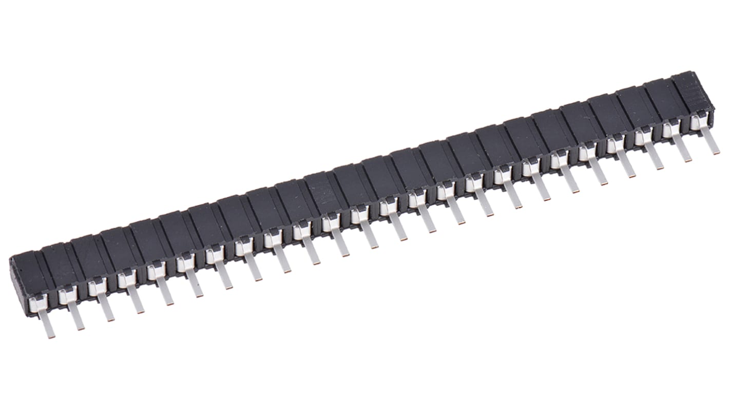 Gniazdo PCB 24 -pinowe raster: 2.54mm typu płytka – płytka Proste Przewlekany