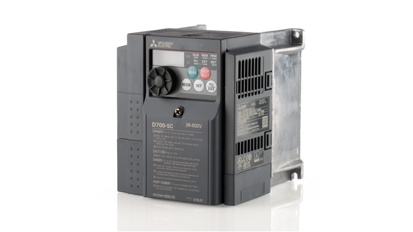FR-D740-022SC-EC | 三菱電機 インバータ 0.75 kW 400 V ac 3相 FR-D740-022SC-EC | 三菱電機 インバータ 0.75 kW 400 V ac 3相