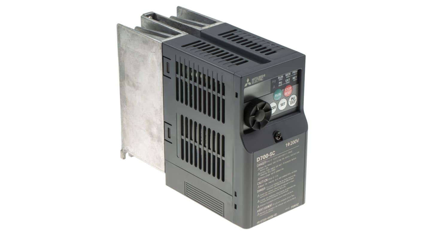 FR-D720S-042SC-EC | 三菱電機 インバータ 0.75 kW 230 V ac 1相 FR-D720S-042SC-EC | 三菱電機 インバータ 0.75 kW 230 V ac 1相