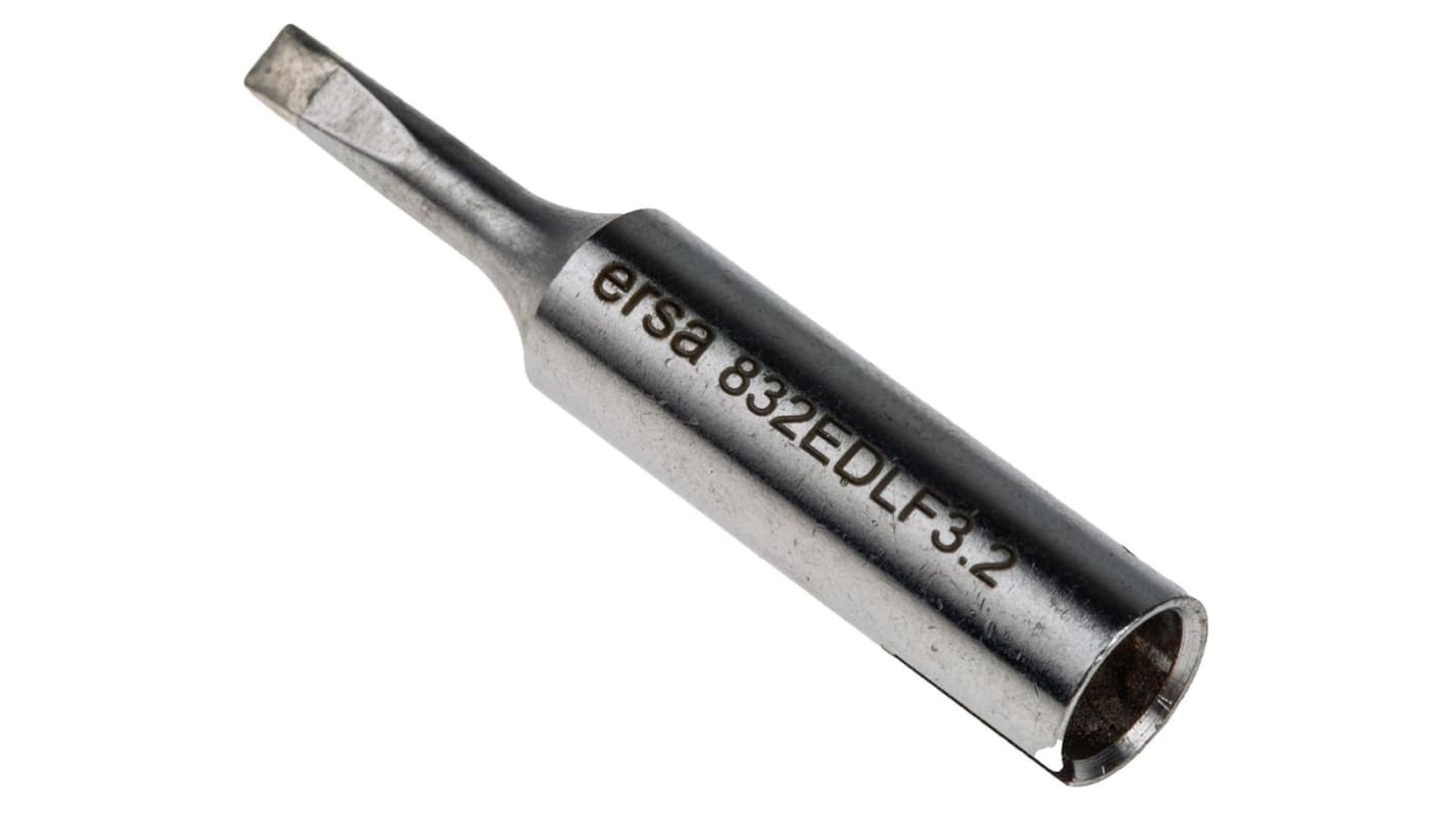 Punta saldatore Ersa, serie Serie 832, 1 x 3,2 mm, forma: Scalpello