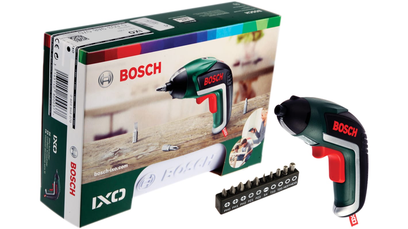 Bosch IXO V 3.6V Electric Screwdriver UK Plug RS