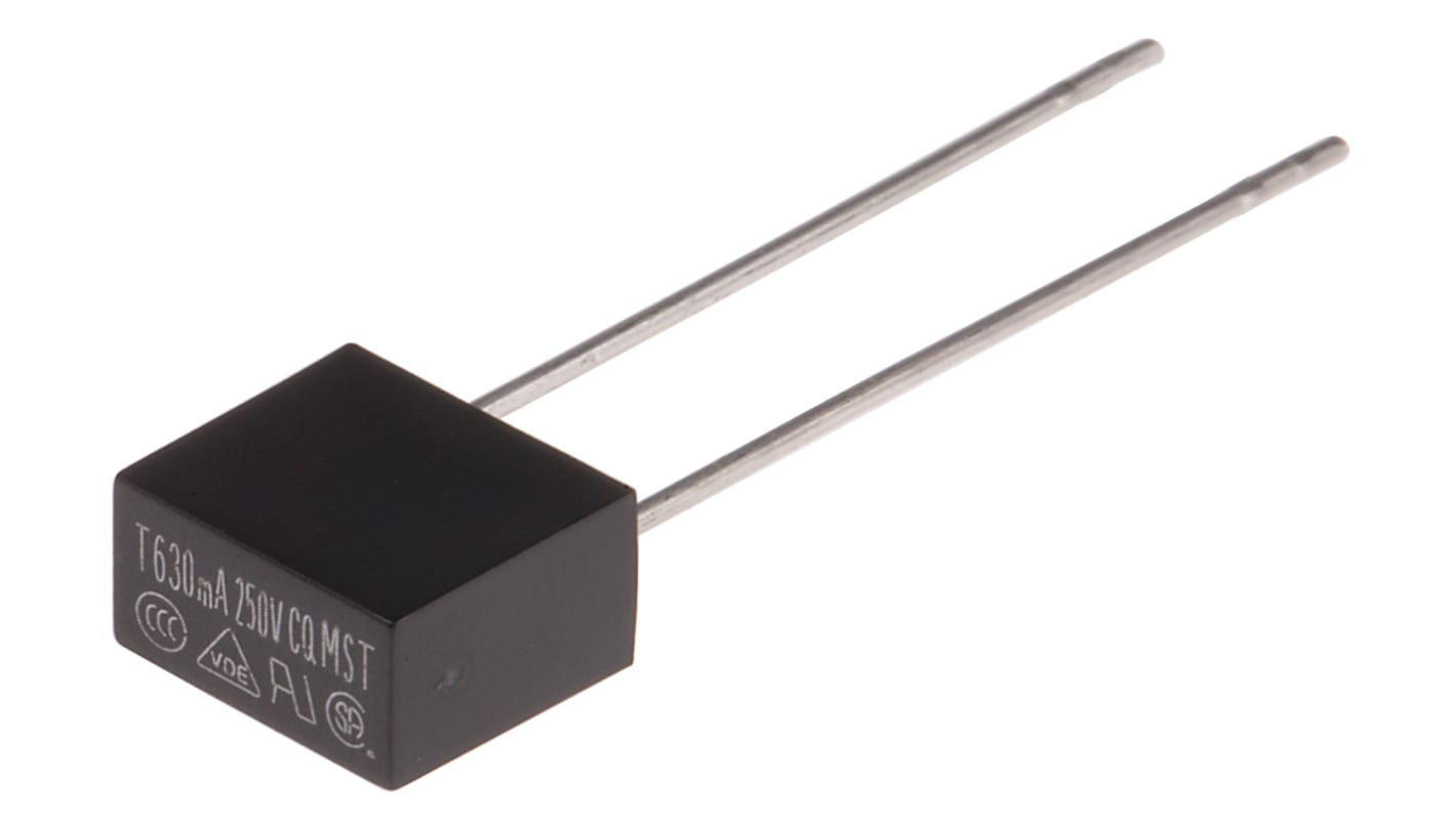 RS PRO PC Board Non Resettable Fuse, Radial 630mA, 250V ac