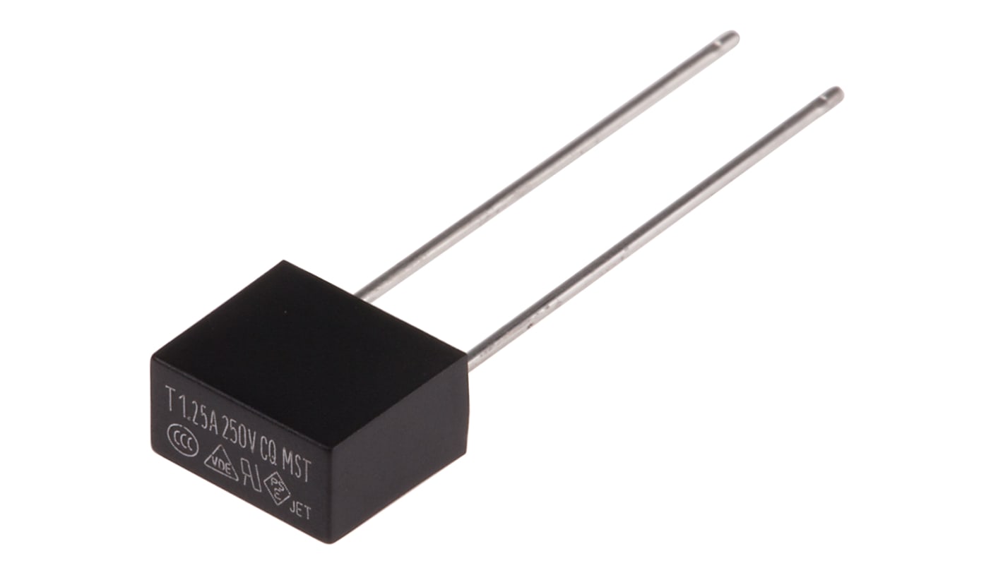 RS PRO PC Board Non Resettable Fuse, Radial 1.25A, 250V ac