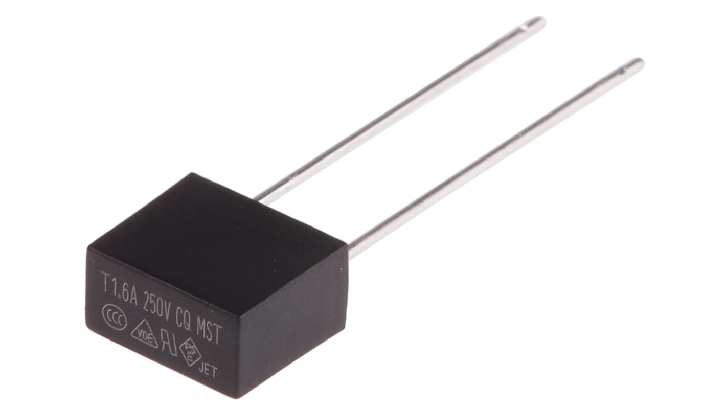 RS PRO PC Board Non Resettable Fuse, Radial 1.6A, 250V ac