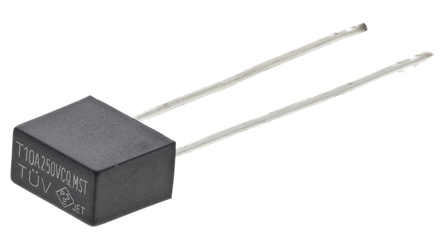 Fusibile non ripristinabile T RS PRO, 10A, 250V ca, cavo Radiale