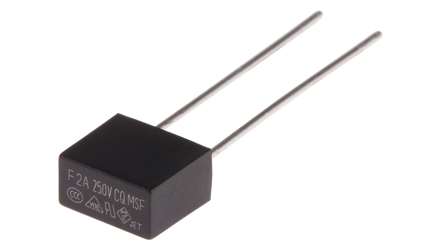RS PRO PC Board Non Resettable Fuse, Radial 2A, 250V