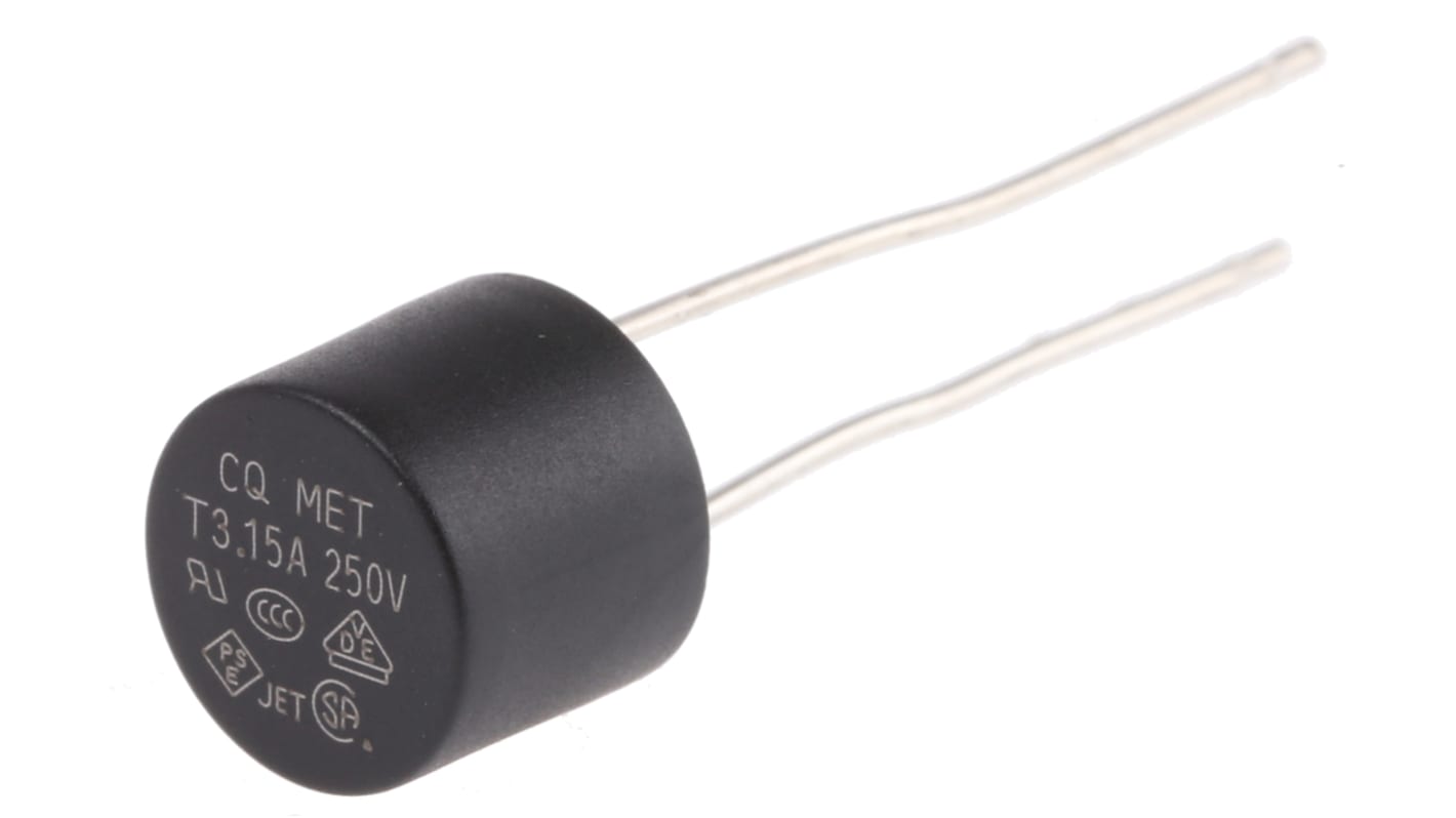 Fusible no rearmable, RS PRO, 3.15A, SB 250V
