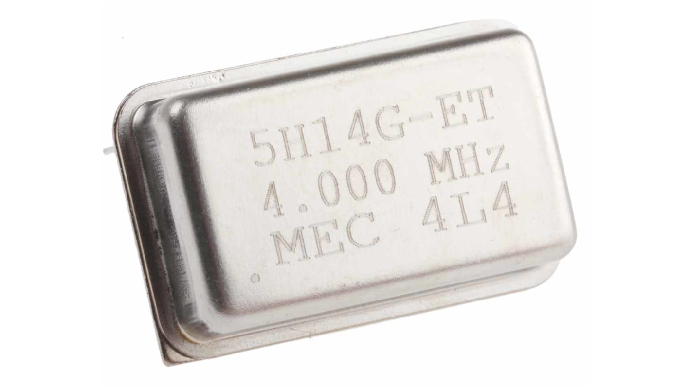 MERCURY 通孔时钟振荡器, 4MHz输出, HCMOS，TTL输出, ±50ppm, PDIP, 20.2 x 10.7 x 5.08mm