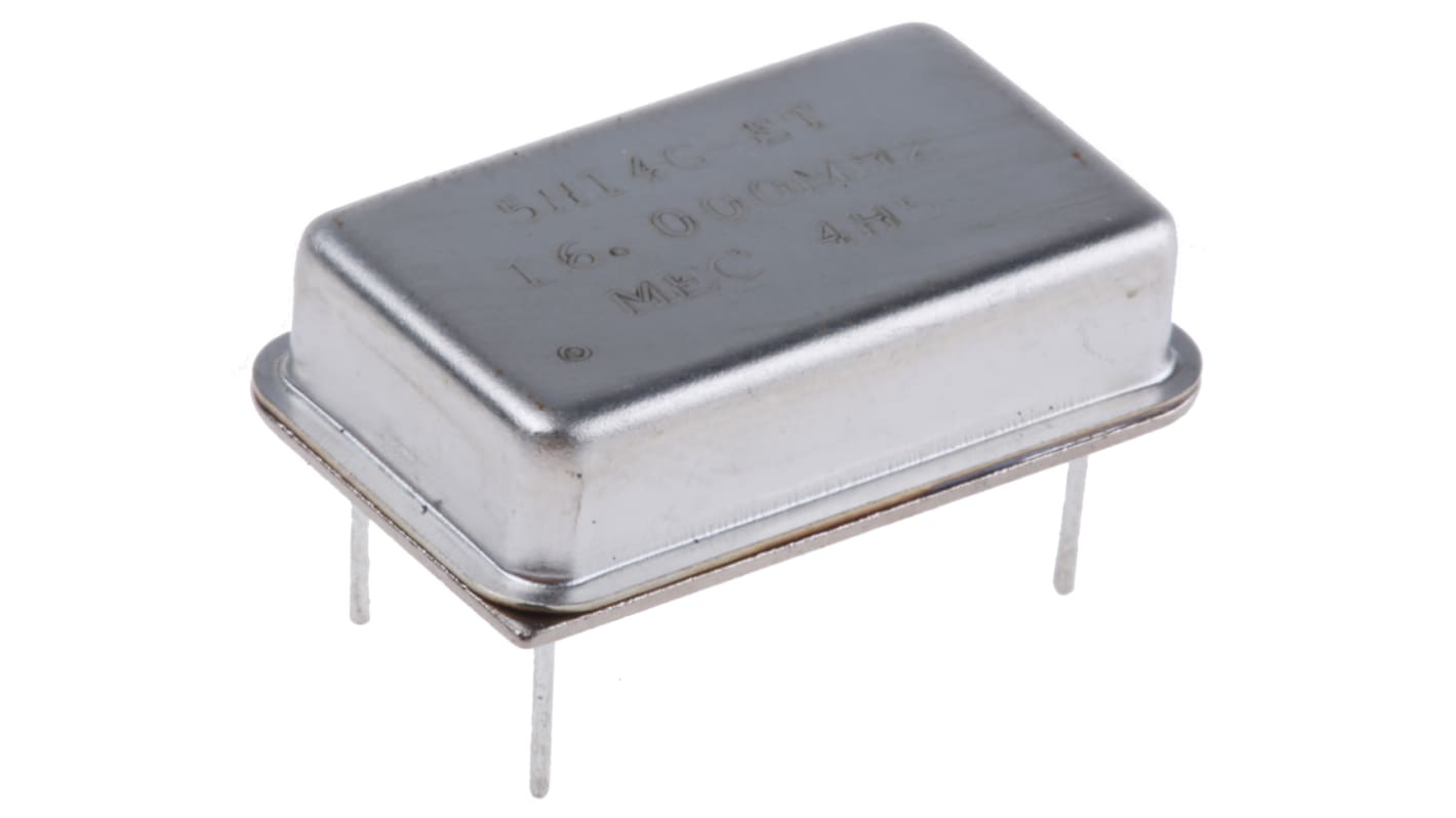 MERCURY, 16MHz Clock Oscillator, ±50ppm HCMOS, TTL, 14-Pin PDIP 5H14ET-16.000