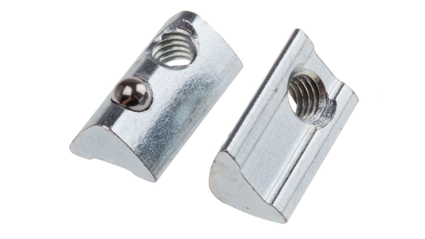 RS PRO M5 T-Slot Nut, Connecting Component, Strut Profile 30 mm, Groove Size 6mm