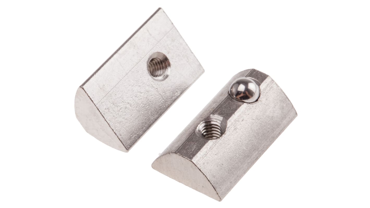 RS PRO M4 T-Slot Nut, Connecting Component, Strut Profile 40 mm, Groove Size 8mm
