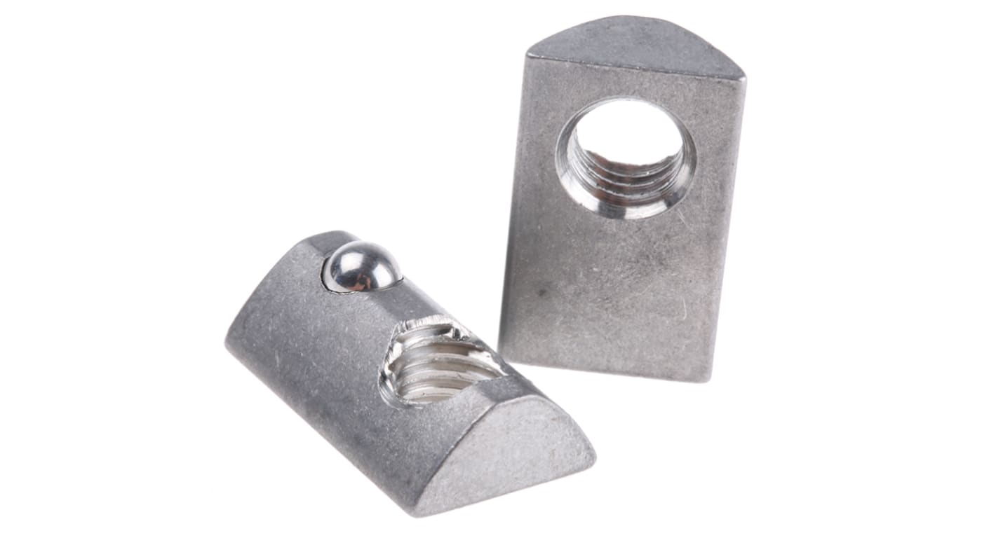 RS PRO M8 T-Slot Nut, Connecting Component, Strut Profile 40 mm, Groove Size 8mm