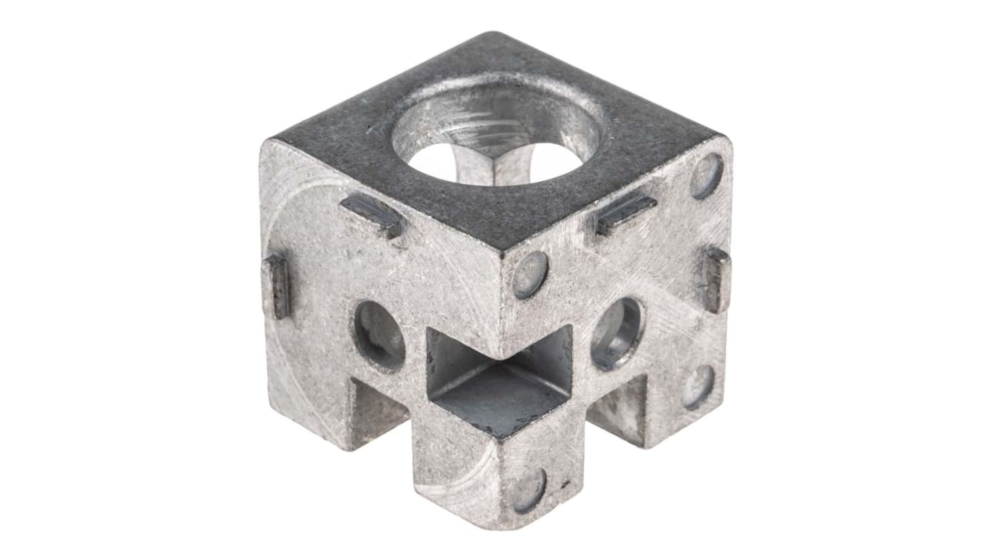 RS PRO Kubisk samlebeslag Samlekomponent, til stiverprofil 40 mm, til 8mm not
