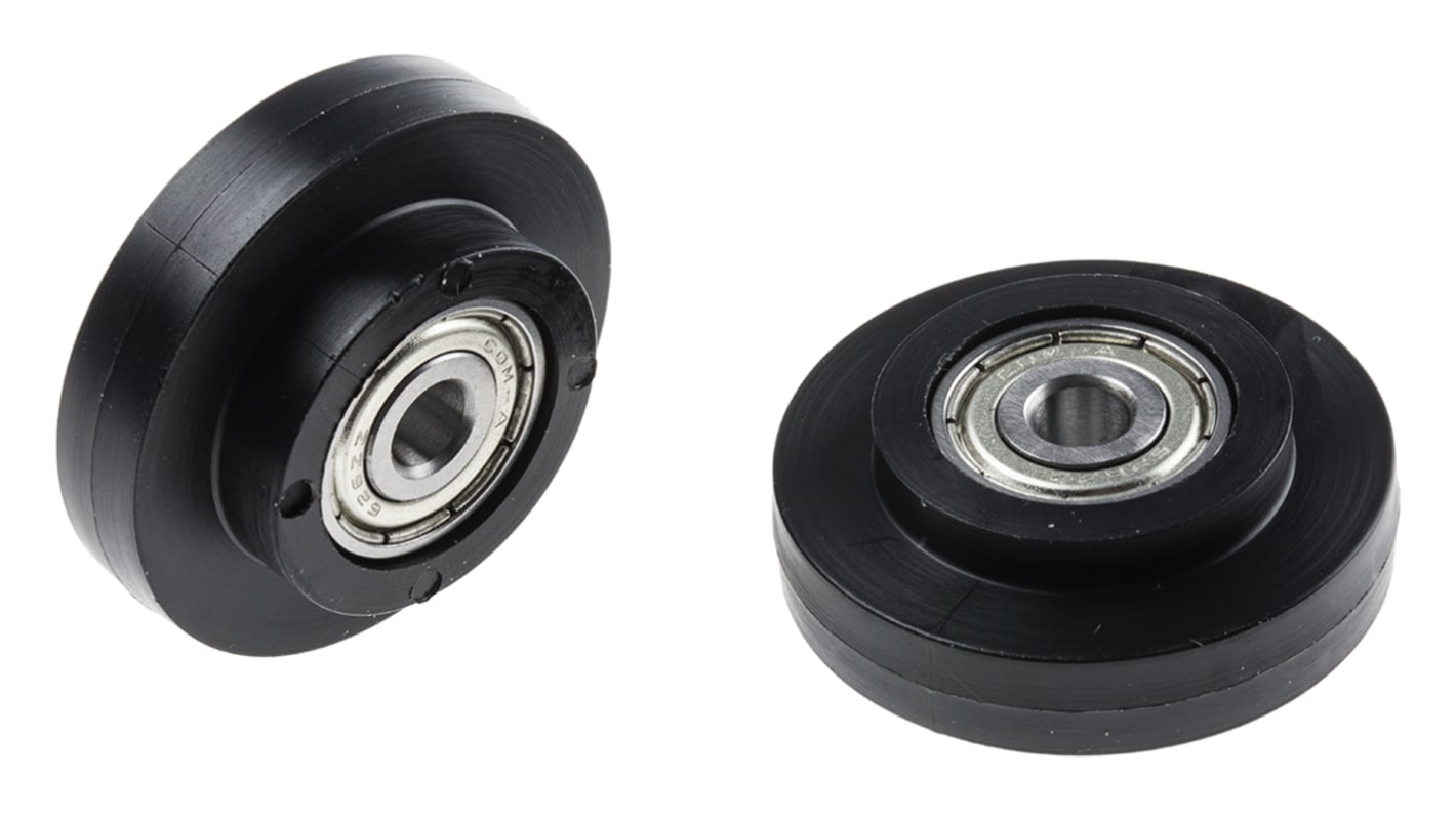 RS PRO Roller, Connecting Component, Strut Profile 40 mm, Groove Size 8mm