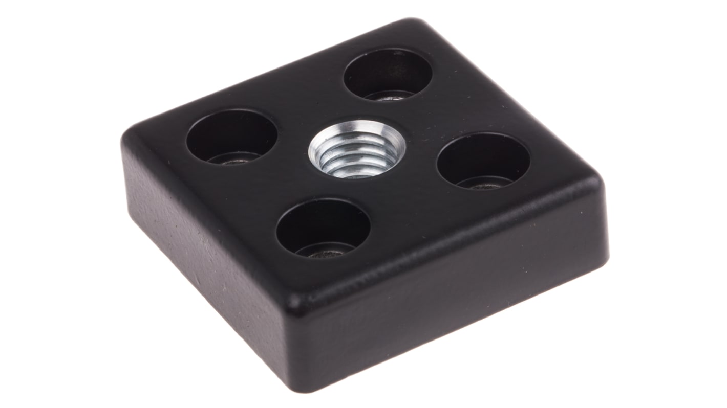 RS PRO M10, M5 Thread Base Plate, 8mm Groove