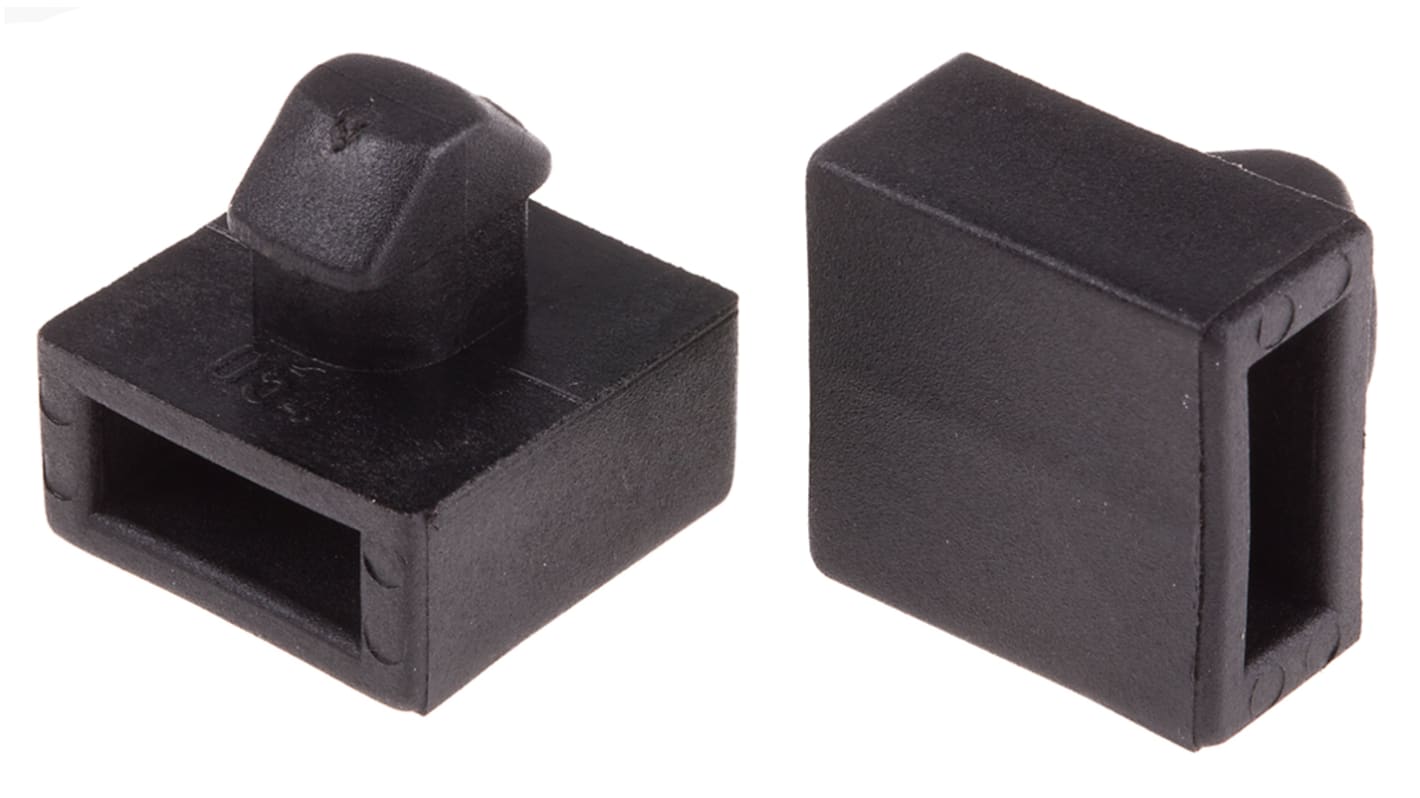 RS PRO Cable Clip, 8mm GrooveSlot 40 mm 5mm Internal Width 13.3mm Internal Height, 19mm L