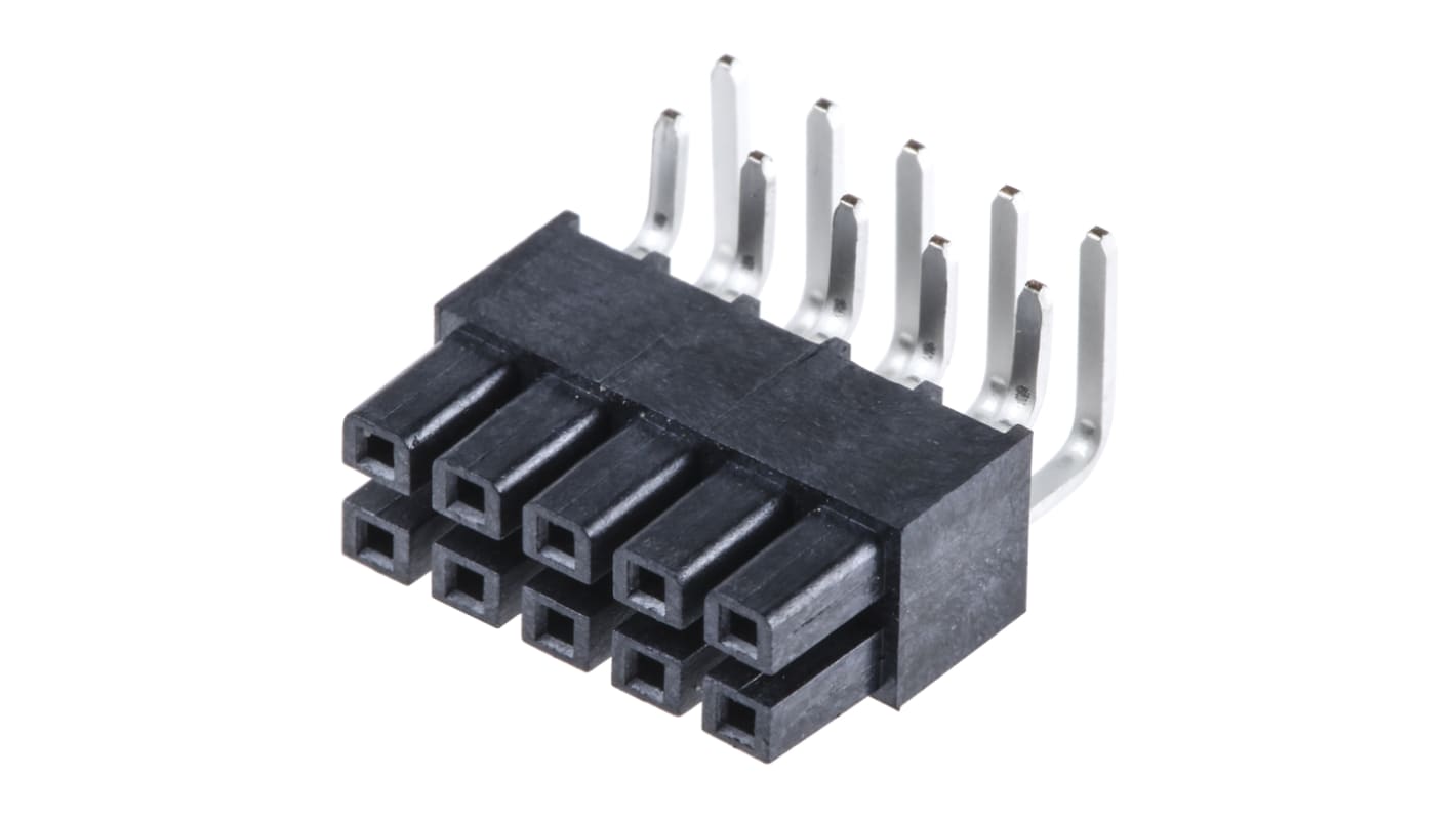 Gniazdo PCB 10 -pinowe 2 -rzędowe raster: 2.54mm typu płytka – płytka Kąt Proste SMD