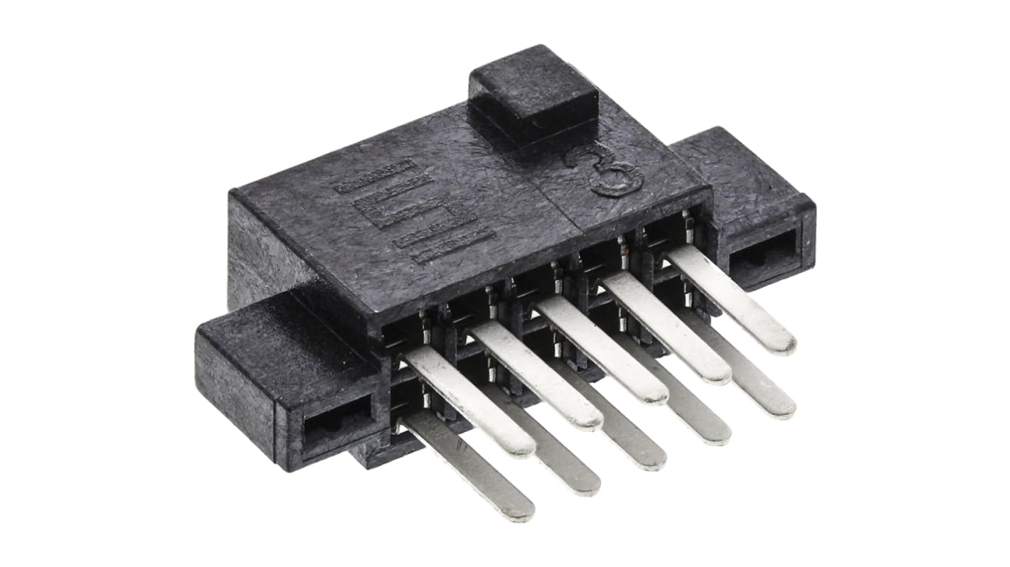Gniazdo PCB 10 -pinowe 2 -rzędowe raster: 1.27mm typu płytka – płytka Proste Przewlekany