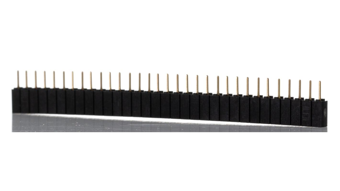 Gniazdo PCB 32 -pinowe raster: 2.54mm typu płytka – płytka Proste Przewlekany