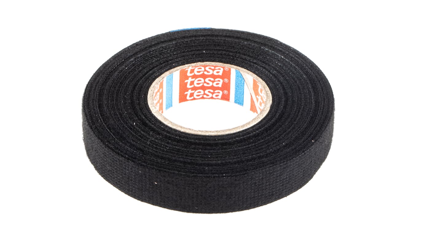 Tesa PET纱线电工胶带, 黑色, 15mm宽 x 15m长 x 280μm厚, 最高+105°C, Tesa 51608, 51608